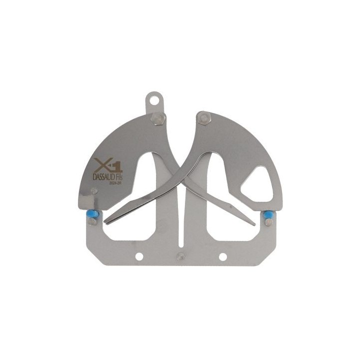 Crossed steel sharpeners X1